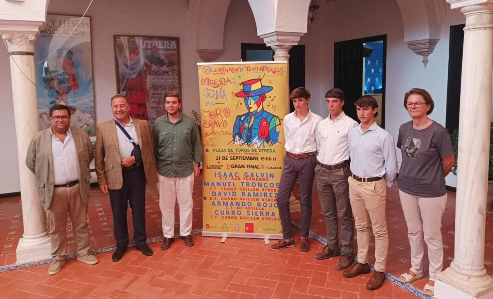 La Casa de la Cultura de Utrera acogió la presentación del cartel del próximo domingo.
