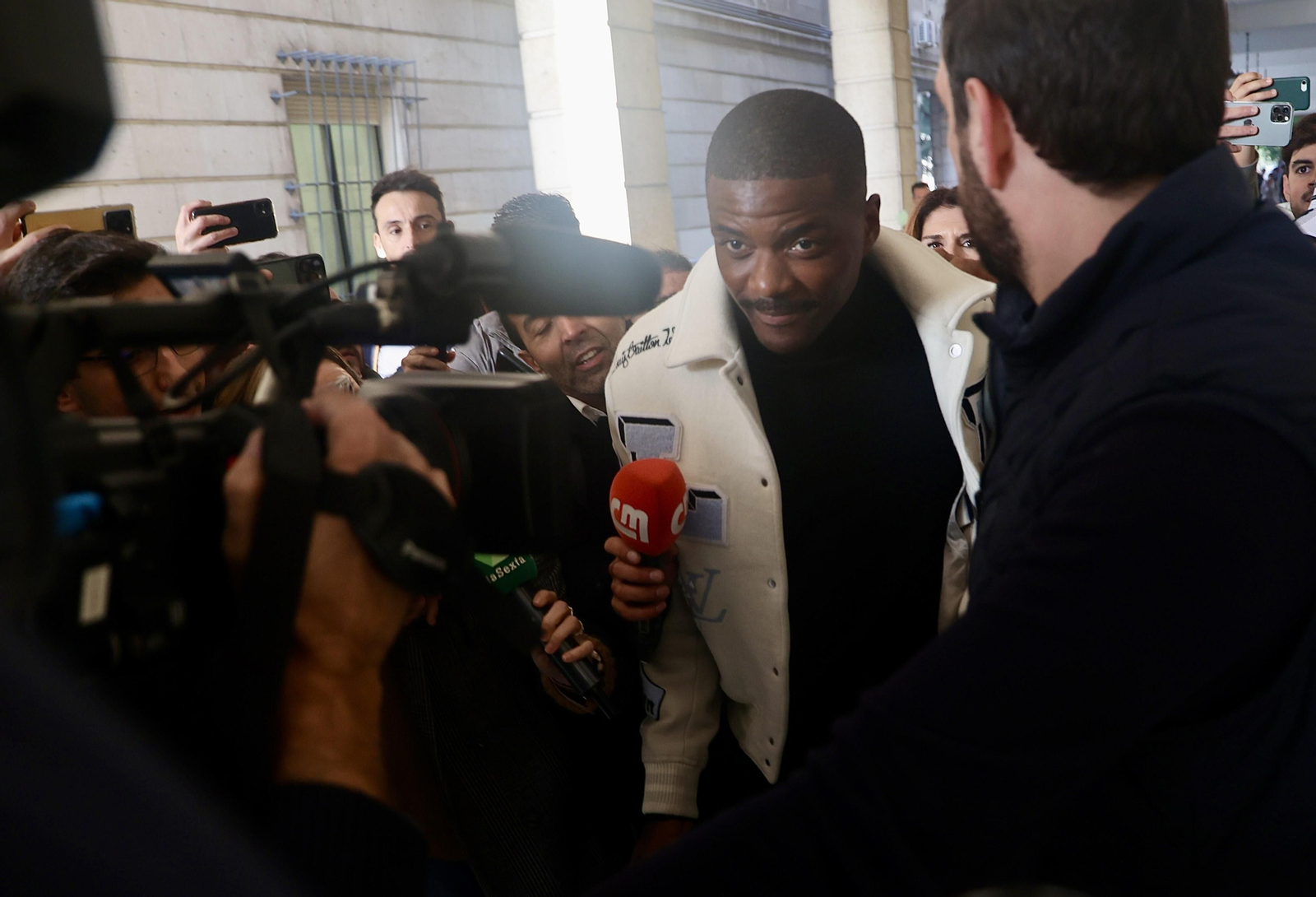 Las fotos de William Carvalho en los juzgados