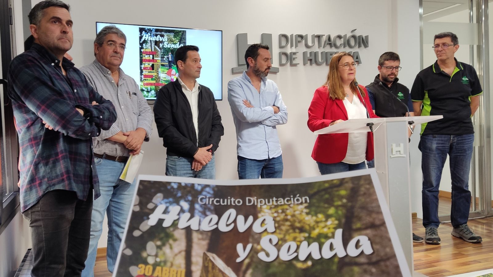 Presentación de circuito 'Huelva y senda' en la Diputación de Huelva