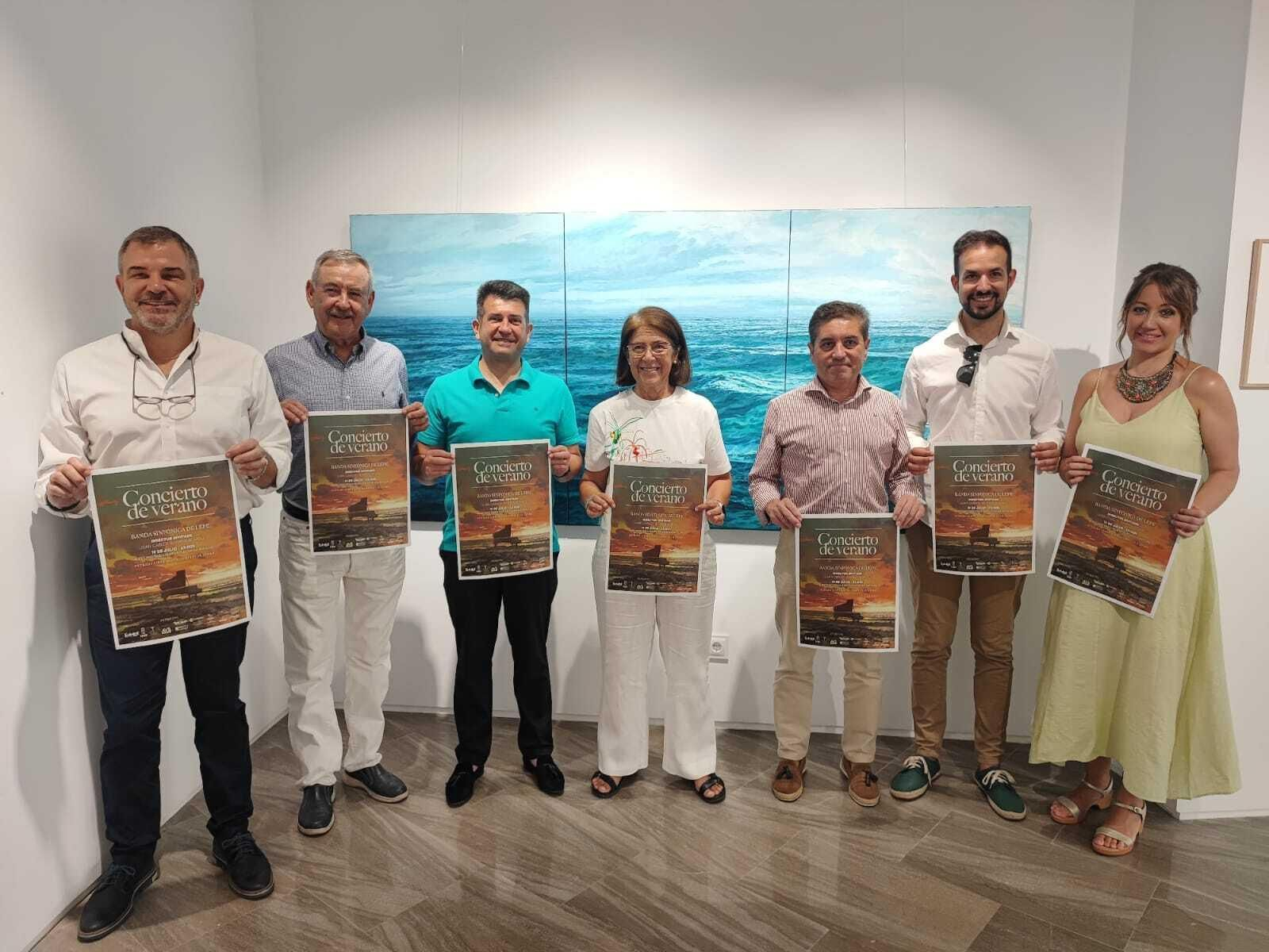 Presentación del 'Concierto de Verano' de Lepe. Presentación del 'Concierto de Verano' de Lepe.