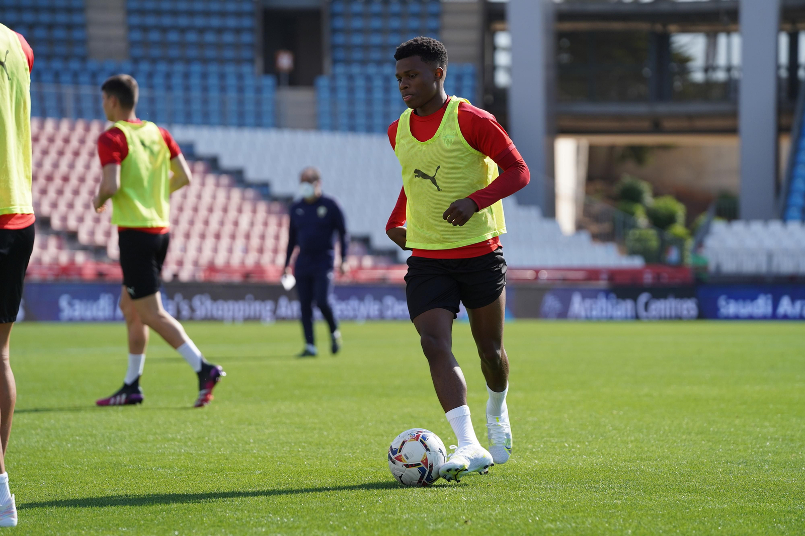 Entrenamiento del Almería, viernes 30