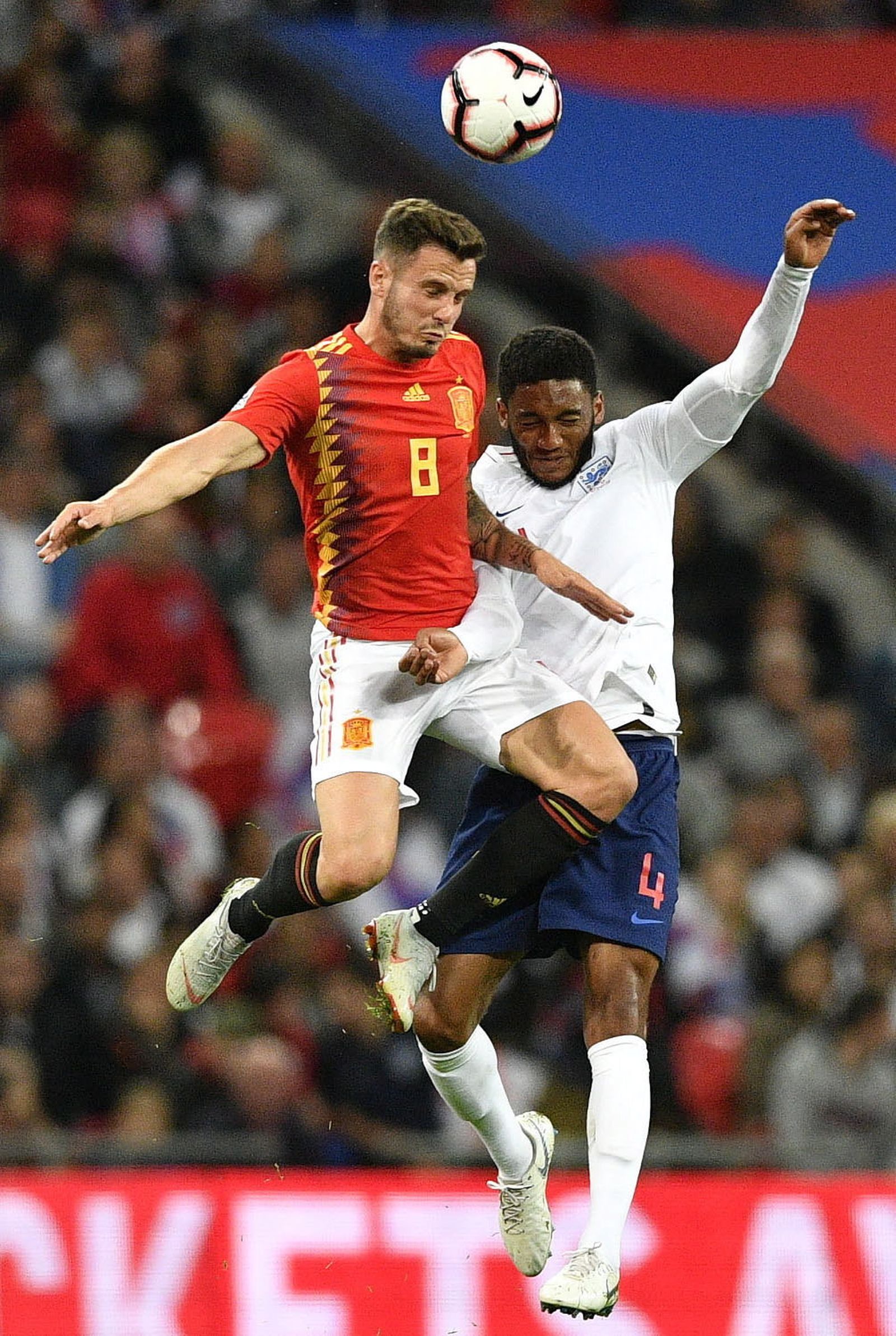 Las imágenes del Inglaterra-España