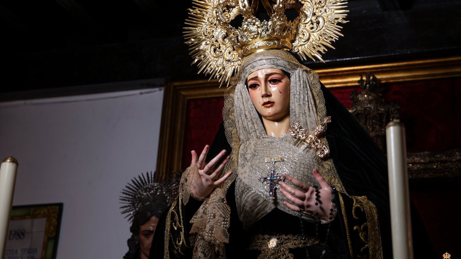 Instantánea actual de la Virgen de la Soledad