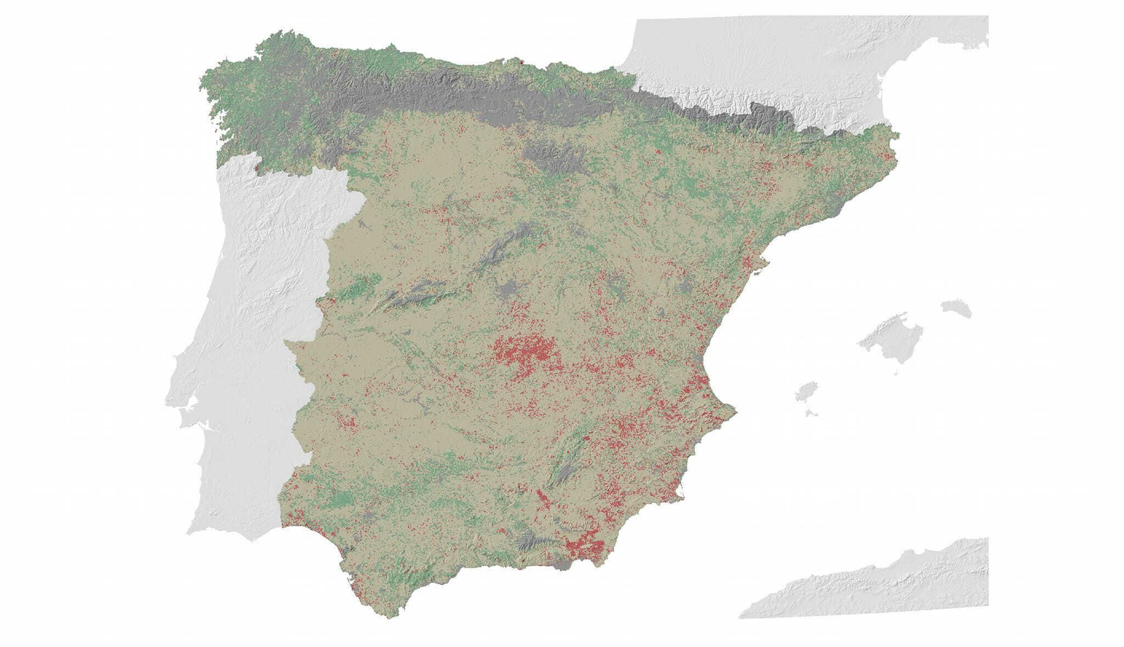 Tendencias de cambio en la vegetación en España  peninsular durante el  periodo 2011-2019