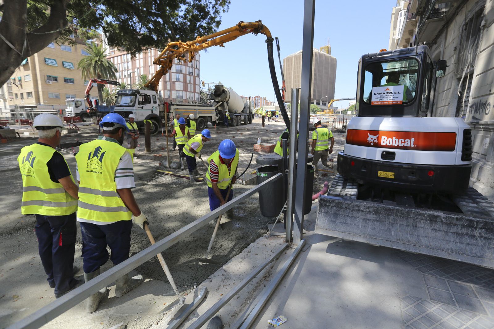 Las fotos de la peatonalización de la Alameda Principal de Málaga