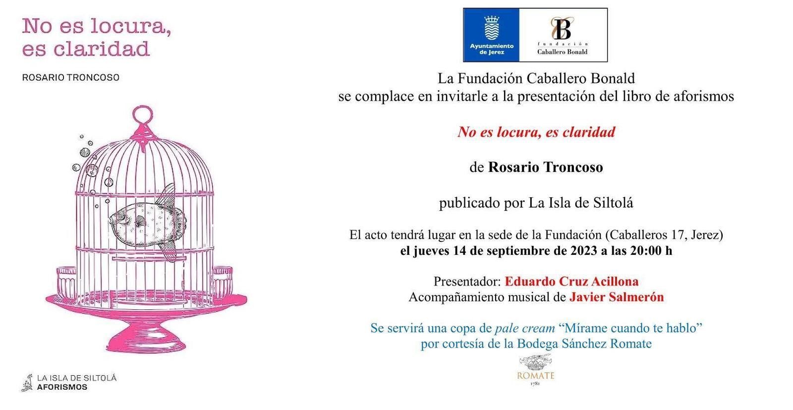 Presentación del libro de Rosario Troncoso