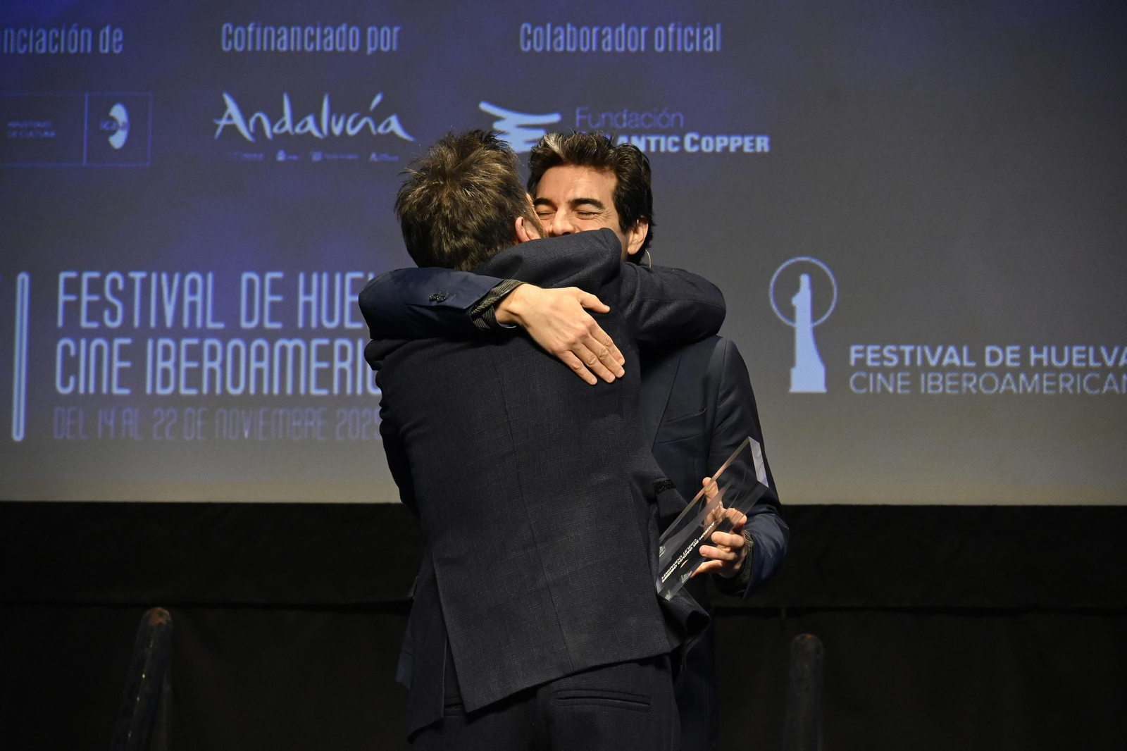Imágenes del la entrega del Premio Ciudad de Huelva al actor Fernando Tejero