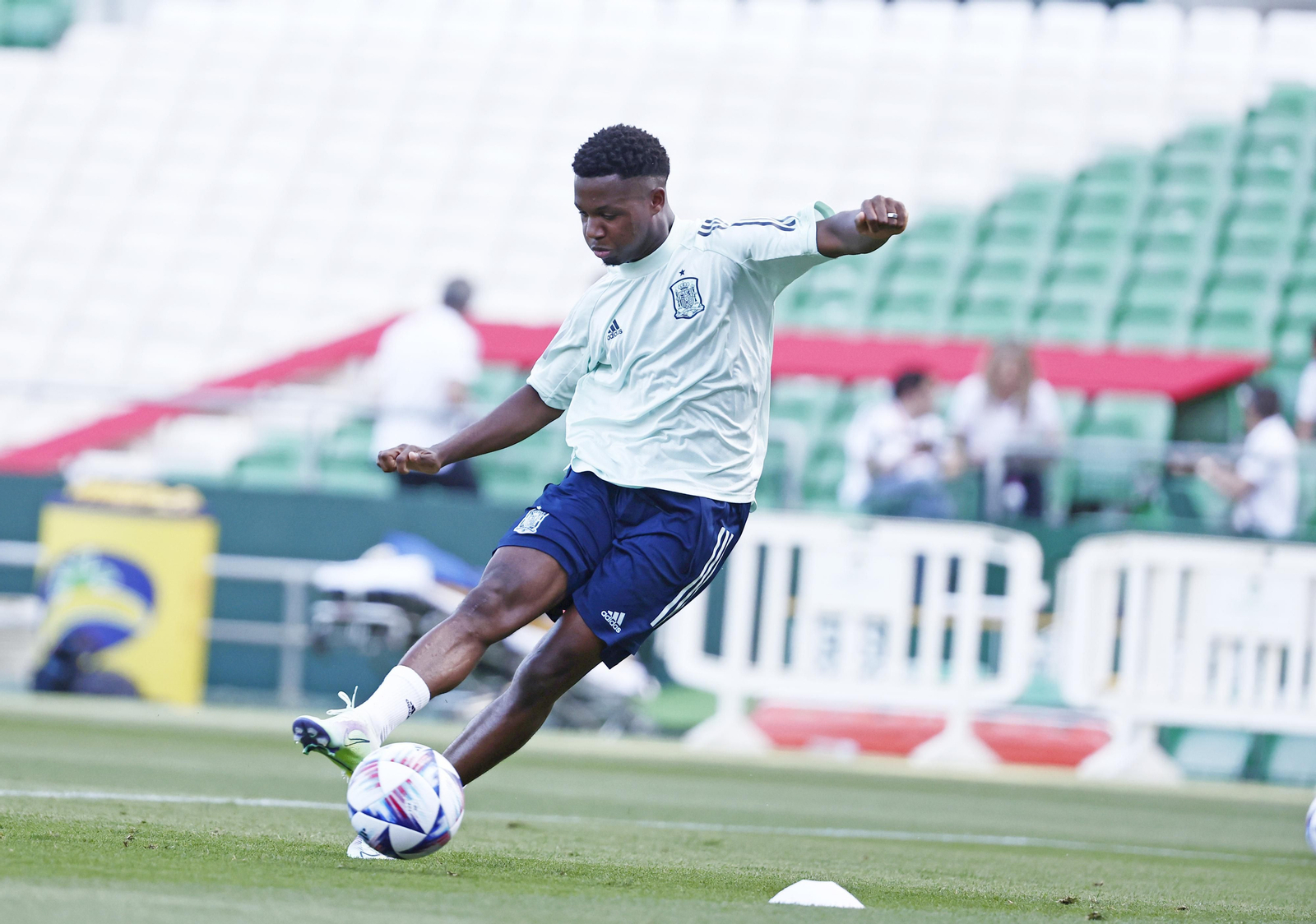 Las imágenes de la selección española en Sevilla