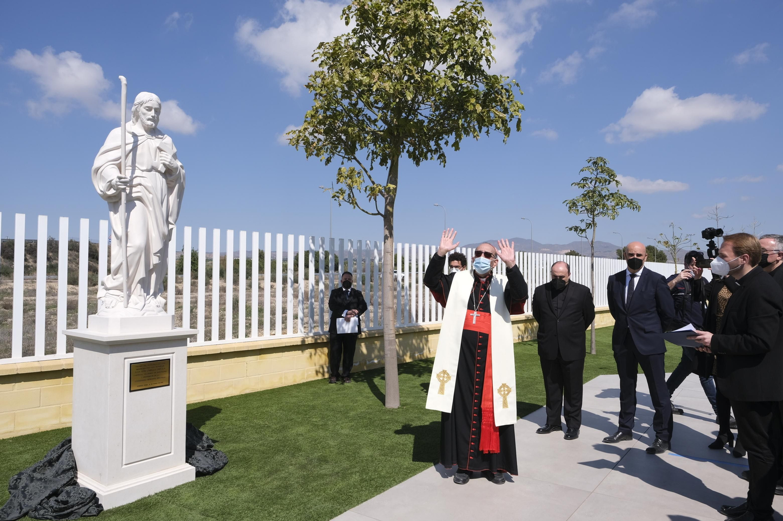 Bendición de las instalaciones de Hydrodiseño, en Huércal Overa (Almería)
