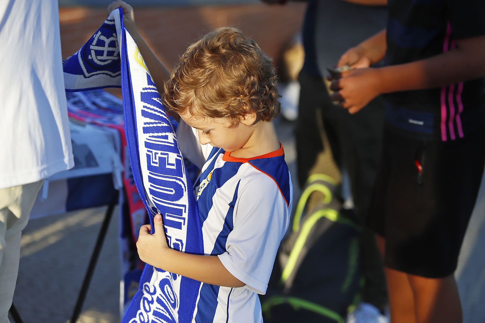 Imágenes del ambiente en el encuentro entre el Recreativo de Huelva y el CD Castellón