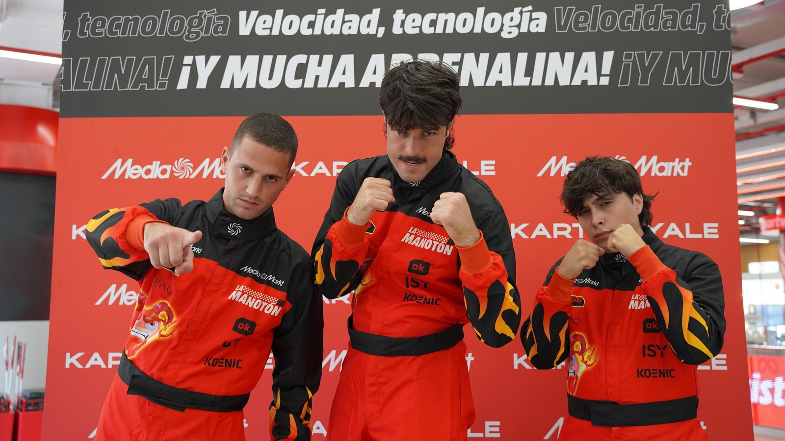 Los creadores de contenido Peldanyos, Kappah y Alex Chiner lideran la Escudería MediaMarkt