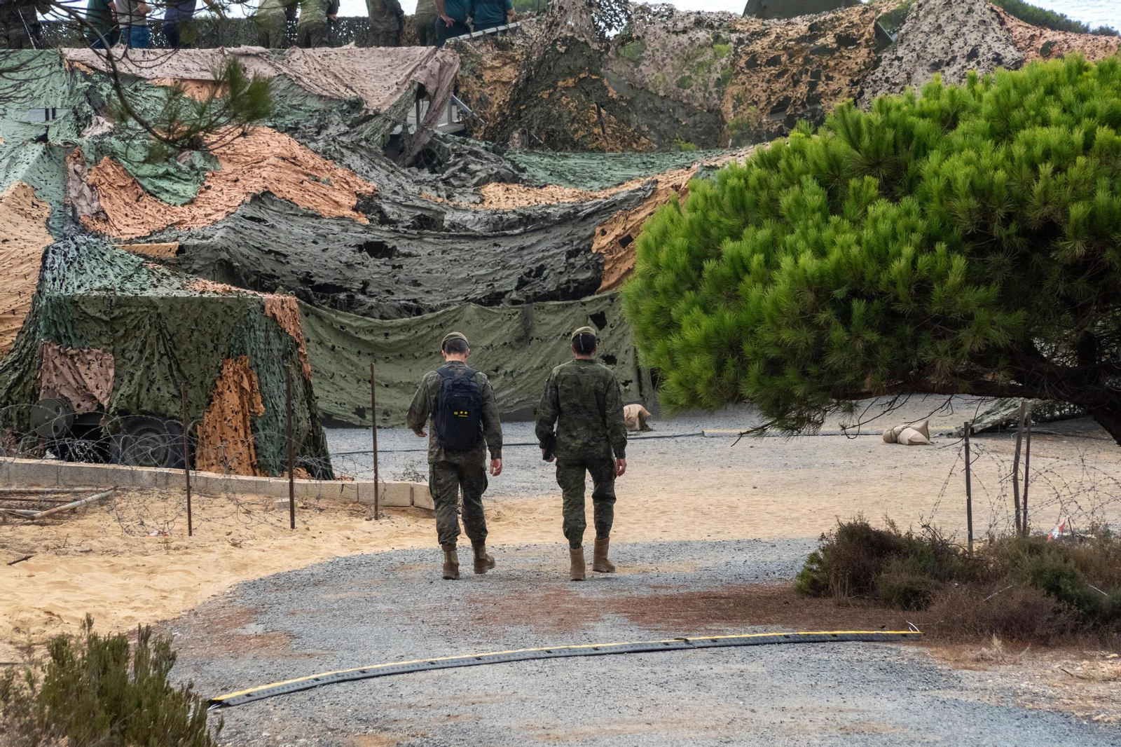 Las espectaculares imágenes del `Atlas 25´, ensayo militar contra drones en Huelva