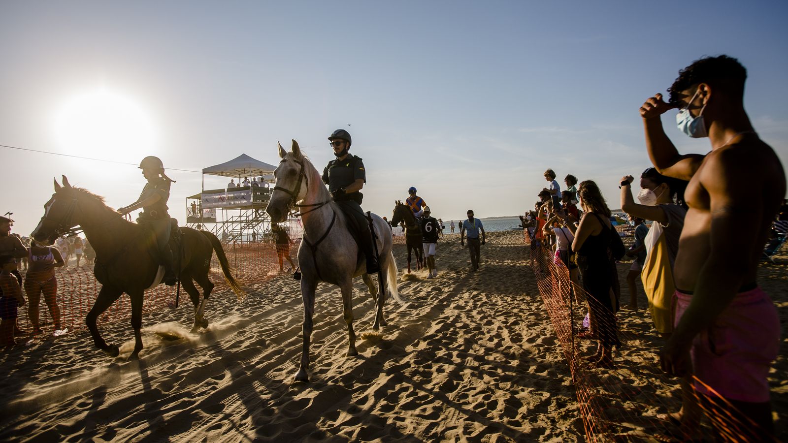 Las carreras de caballos en Sanlúcar en imágenes.