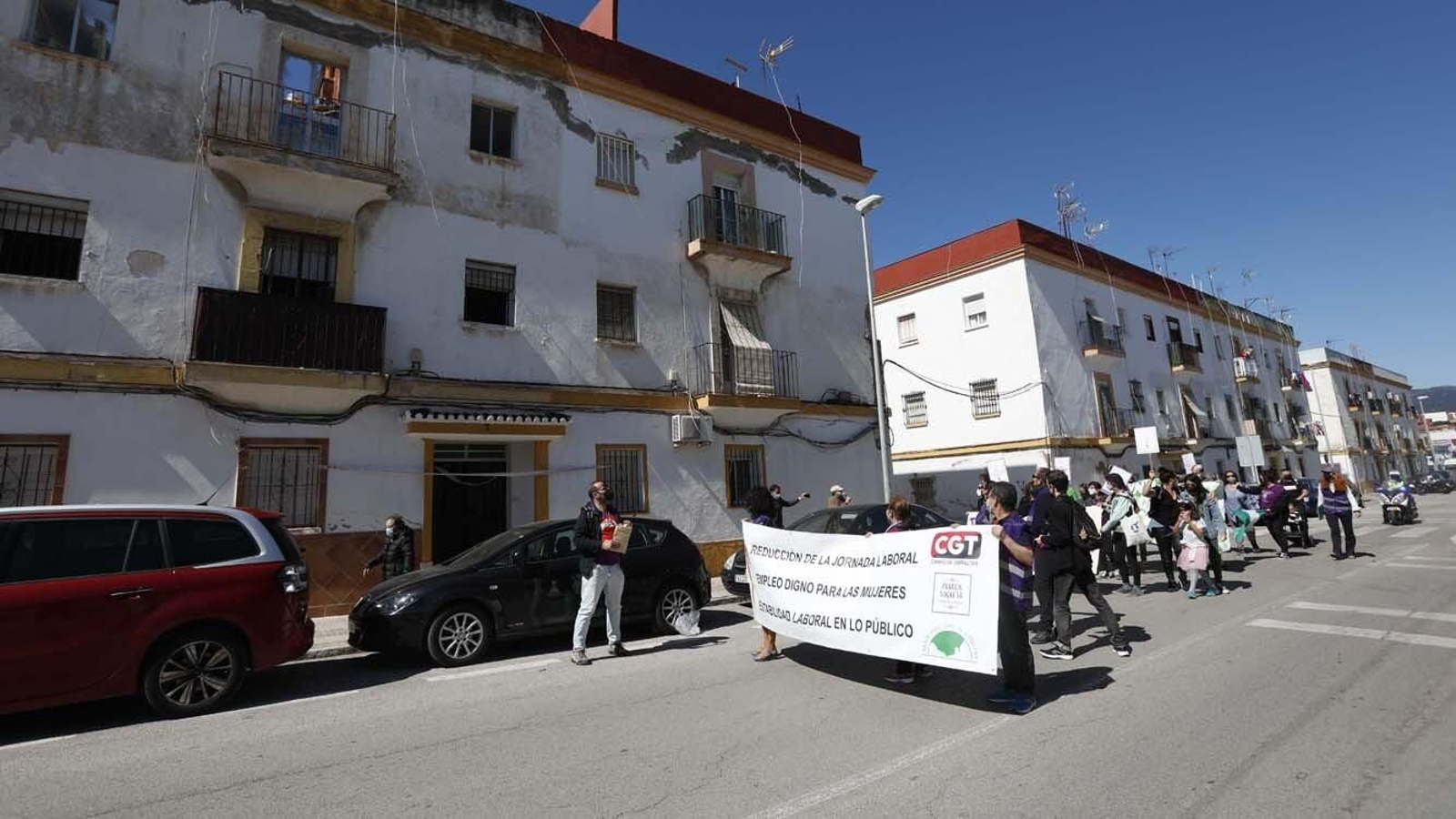 Las foto de la Manifestación del 1 de mayo celebrada por la CGT en Algeciras