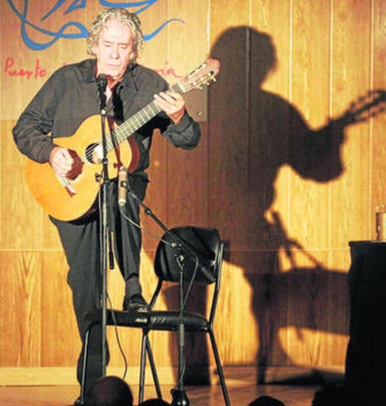 Paco Ibáñez, en un concierto hace unos meses en El Puerto.