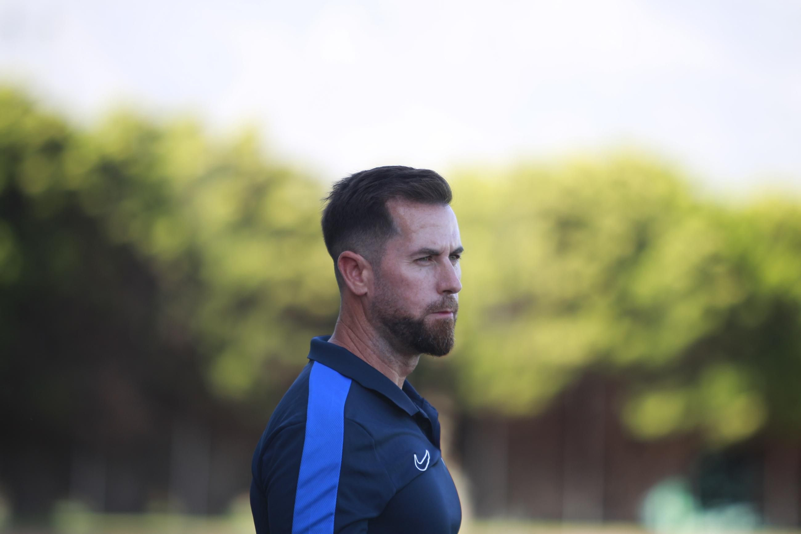 El técnico del conjunto ejidense durante un encuentro de la presente temporada disputado en Santo Domingo.