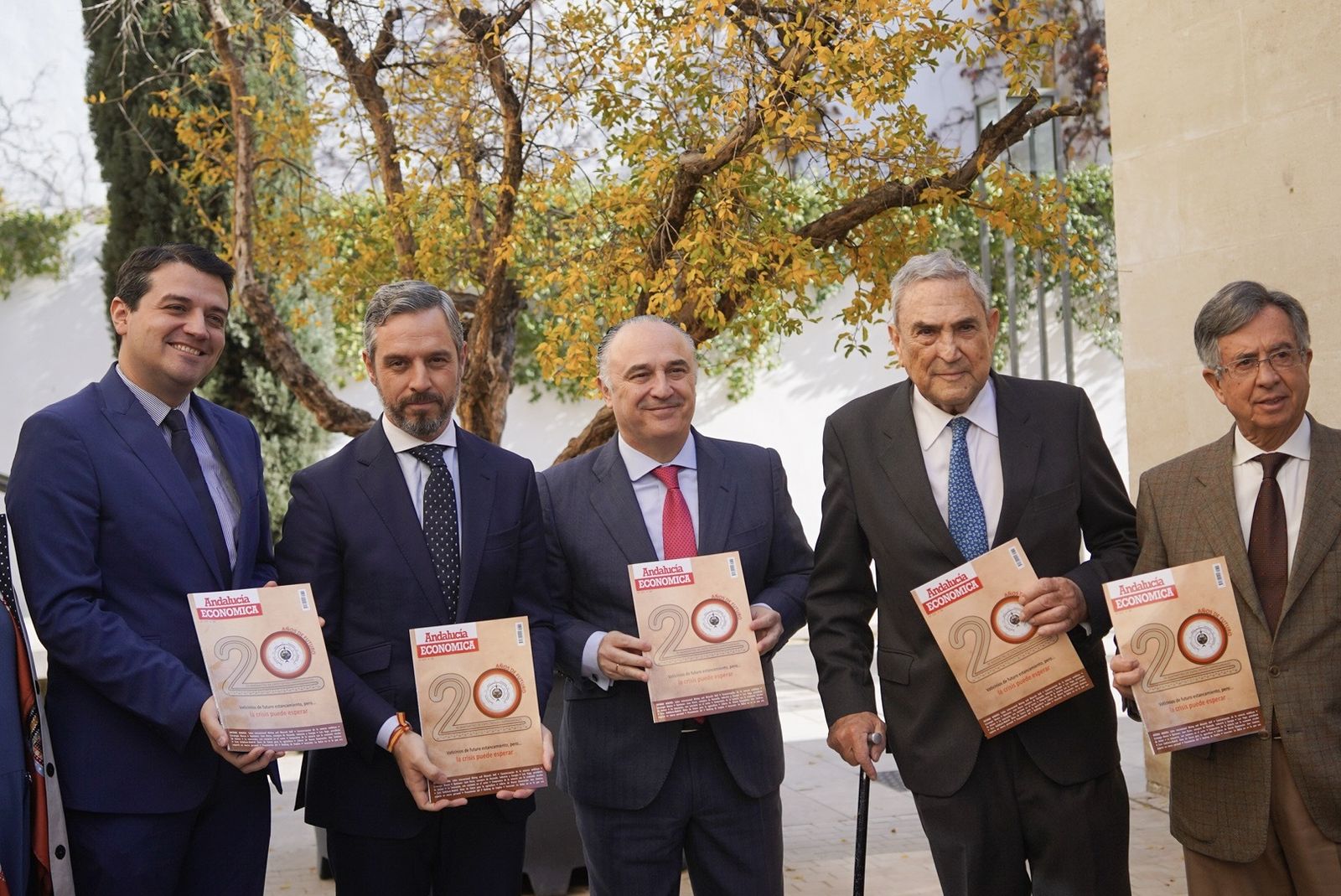 Dirigentes institucionales en la presentación  del XX Barómetro de Expectativas Empresariales.