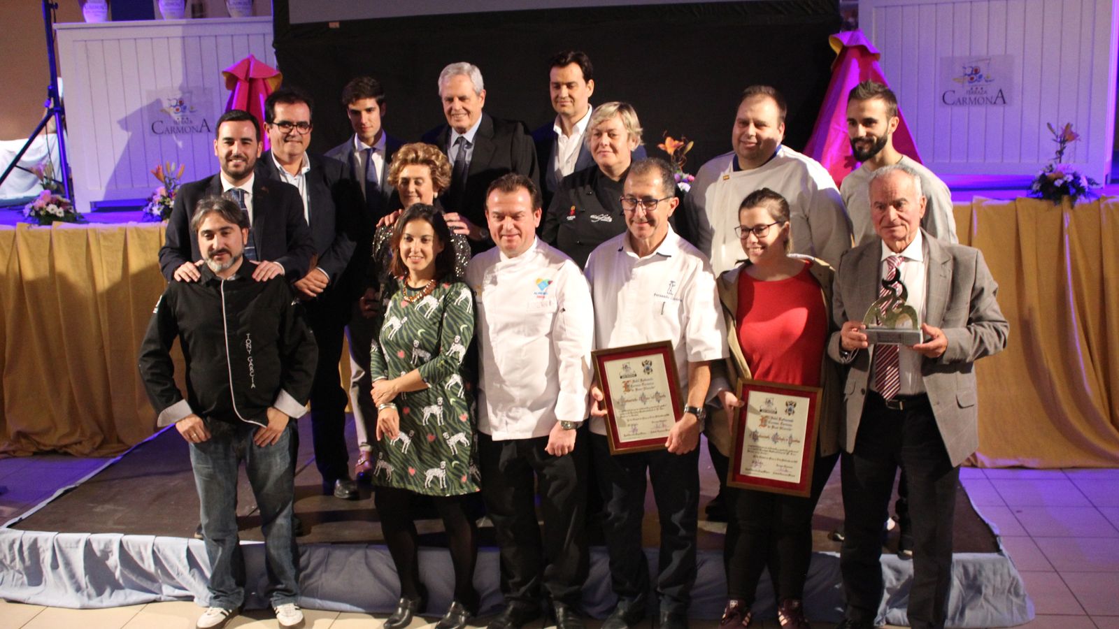 Personalidades y premiados.