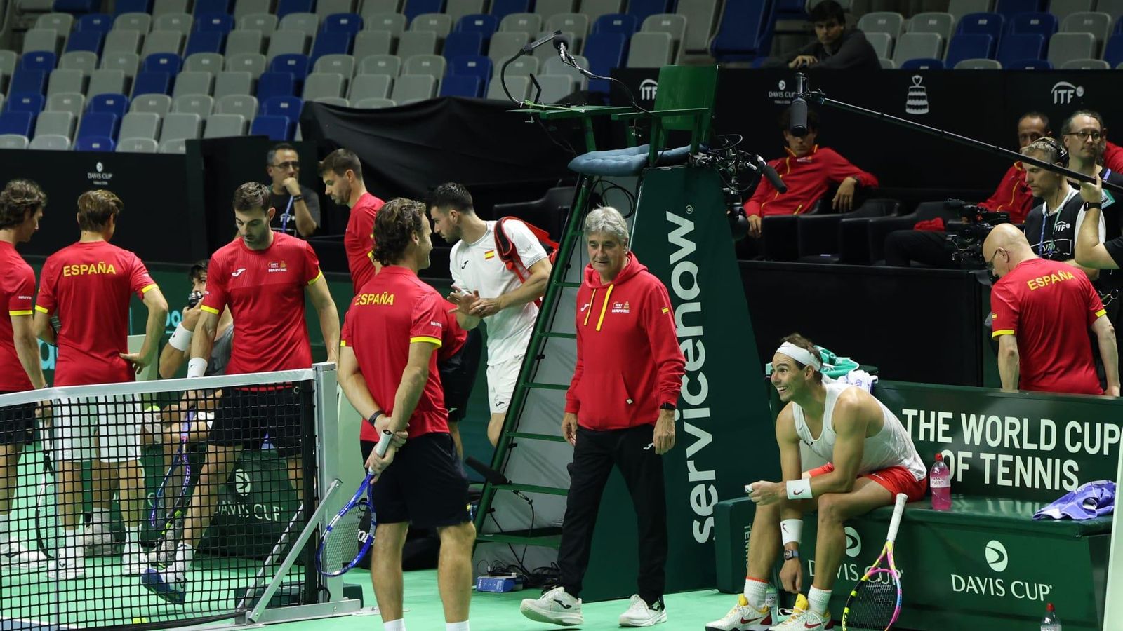 Rafa Nadal-Carlos Alcaraz, ocho juegos a tope con empate antes de la Copa Davis