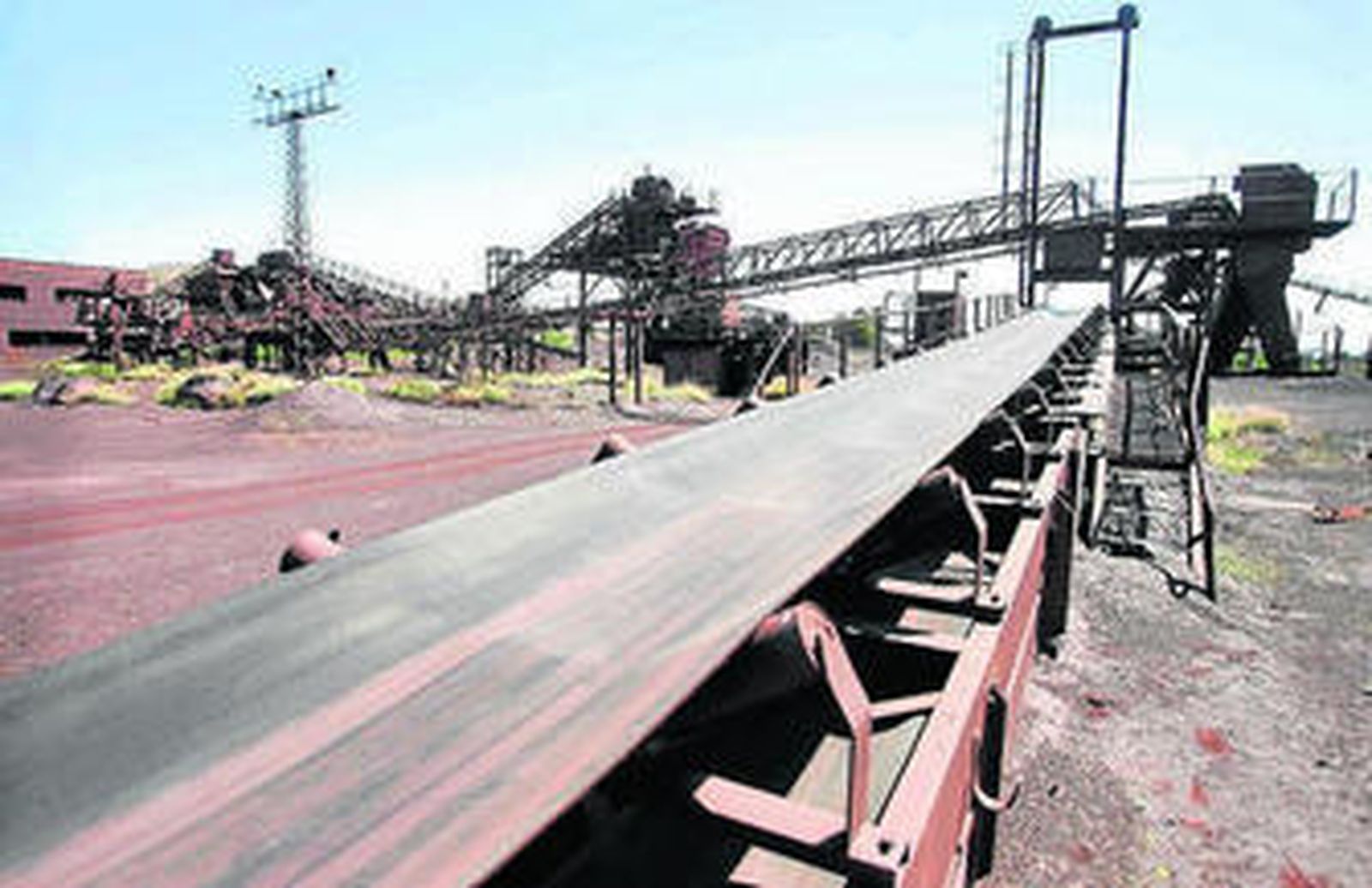 Infraestructura para la extracción de mineral.