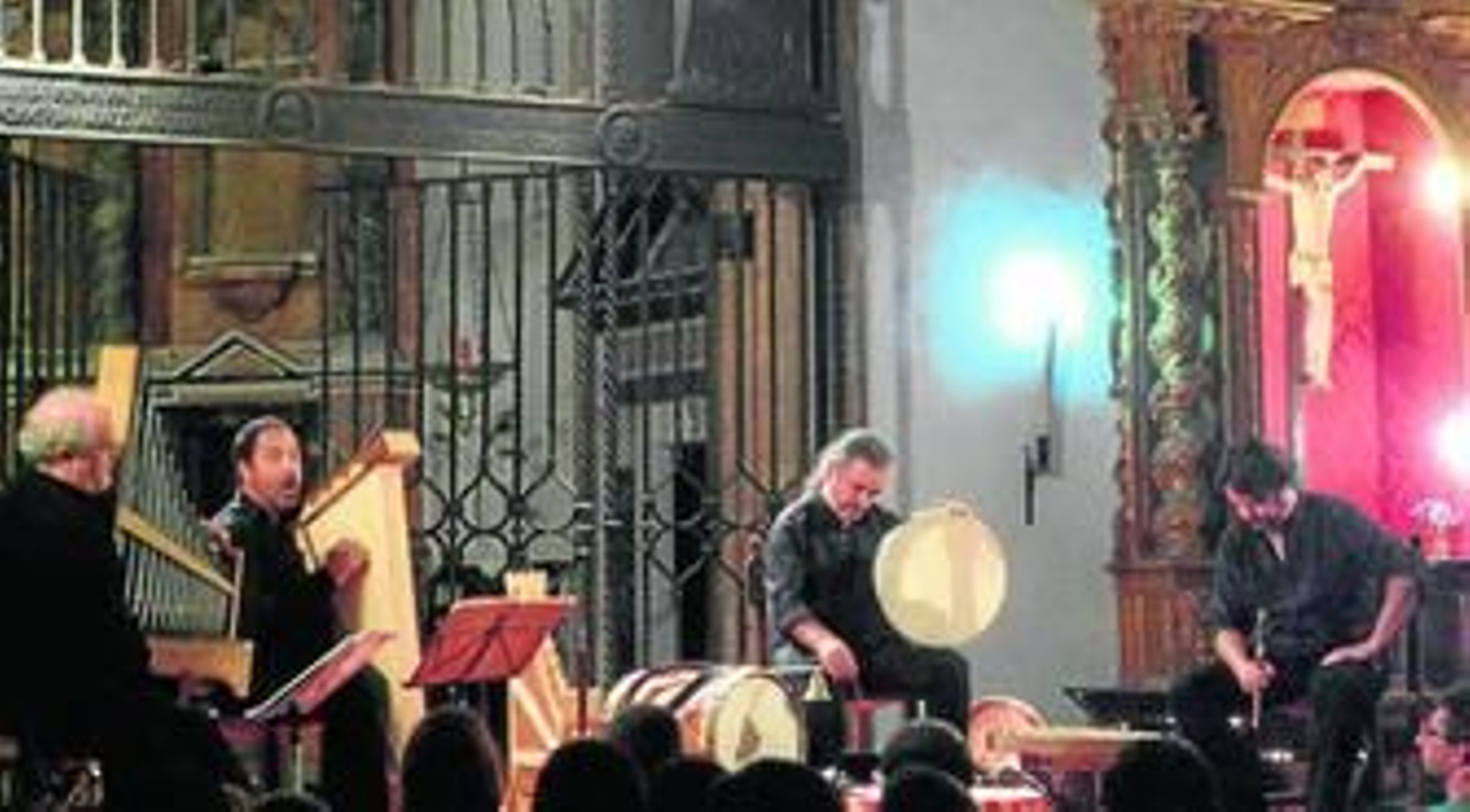 Concierto de Arte Factum, el pasado jueves, en el Castillo de Aracena.