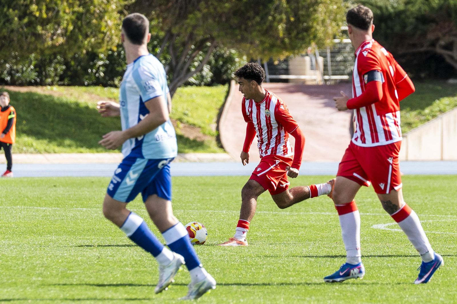 Las imágenes del Almería B y Atlético Malagueño en el Anexo de los Juegos Mediterráneos