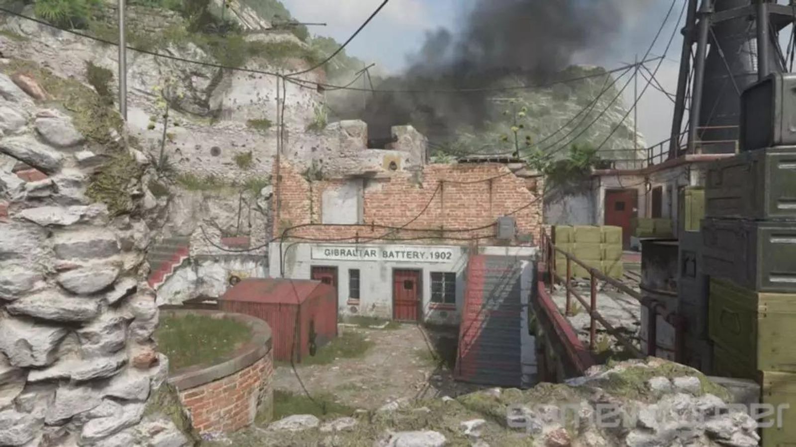Imagen de la pantalla de Gibraltar en el Call of Duty WWII.