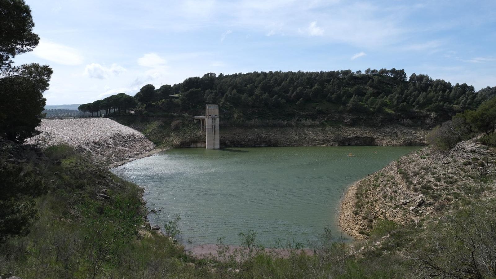 El pantano del Guadalhorce.