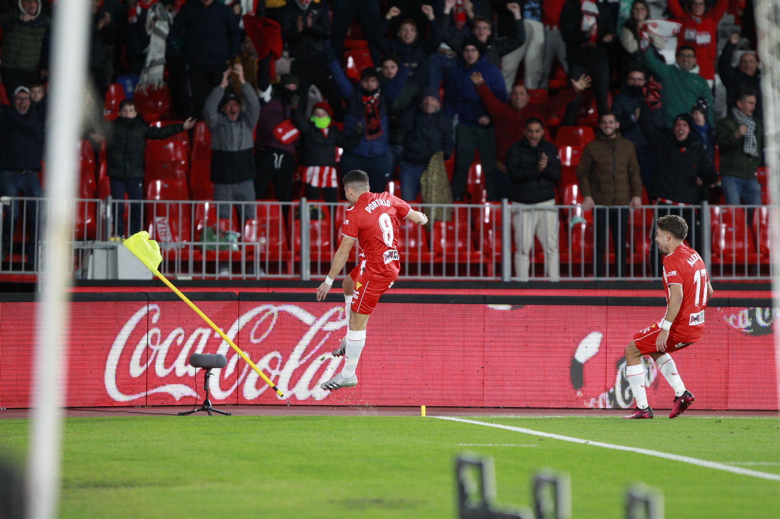 Imágenes del partido U.D. Almería-R.C.D. Espanyol