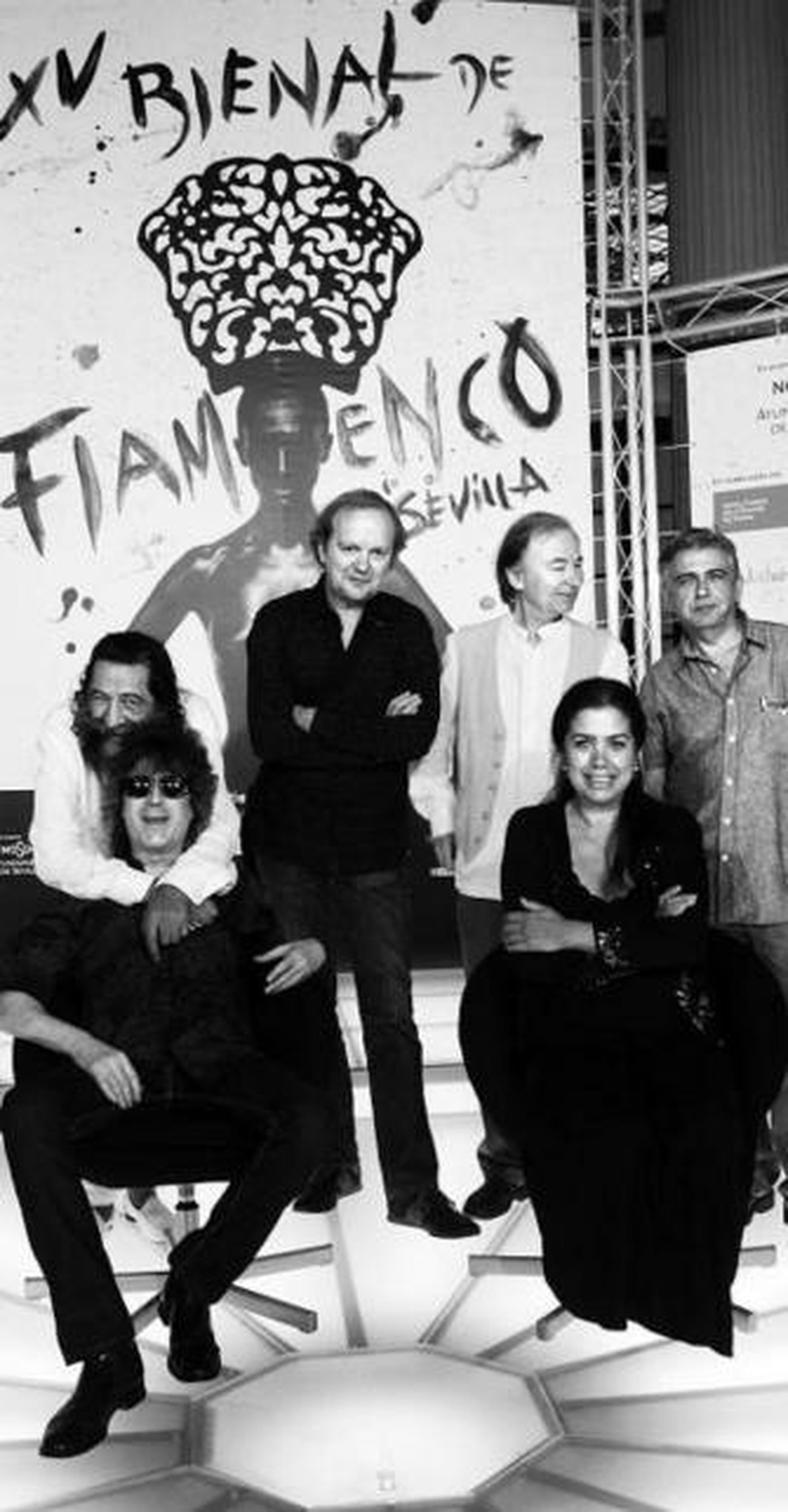 Molina, Smash, Henrik, Gualberto, Lole y Manuel Imán.