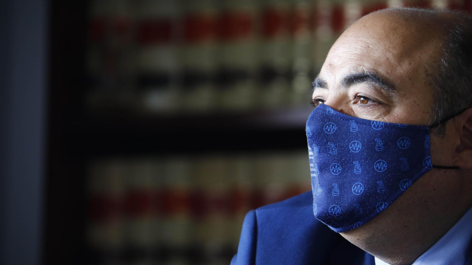 José Luis Garrido durante un momento de la entrevista.