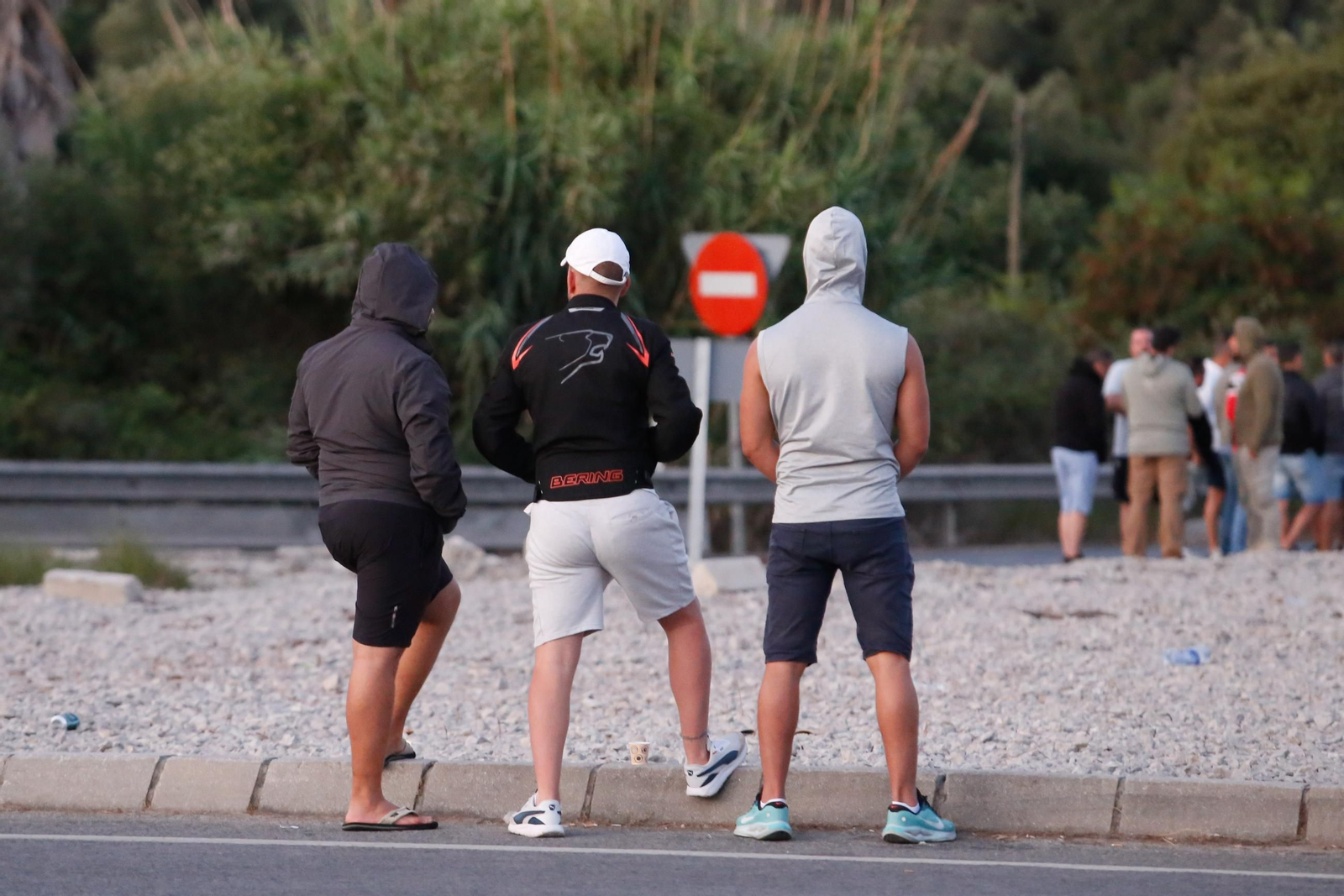 Fotos de la jornada del jueves de la huelga del metal en el Campo de Gibraltar