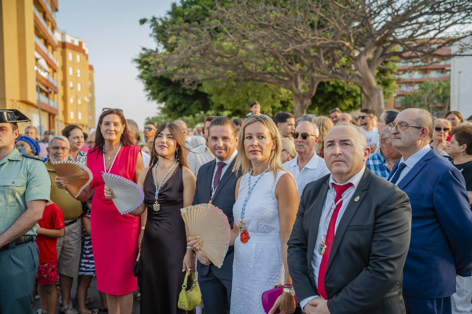 Así fue la procesión del Santísimo Cristo del Mar en el Puerto de Roquetas.