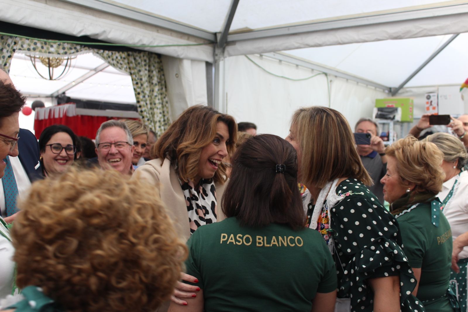 Susana Díaz visita la Feria de Cuevas del Almanzora