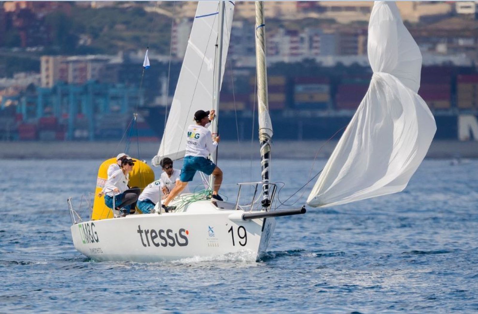 Fotos de la jornada del sábado en el  XV Campeonato de España J80 en La Línea