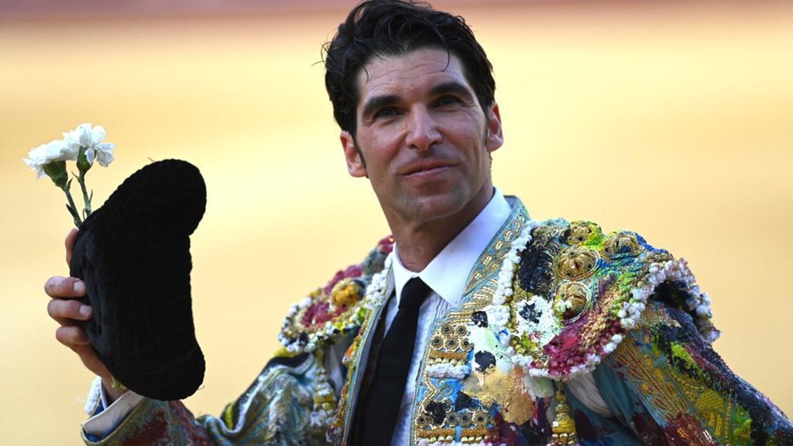 Cayetano, tras torear en La Malagueta.