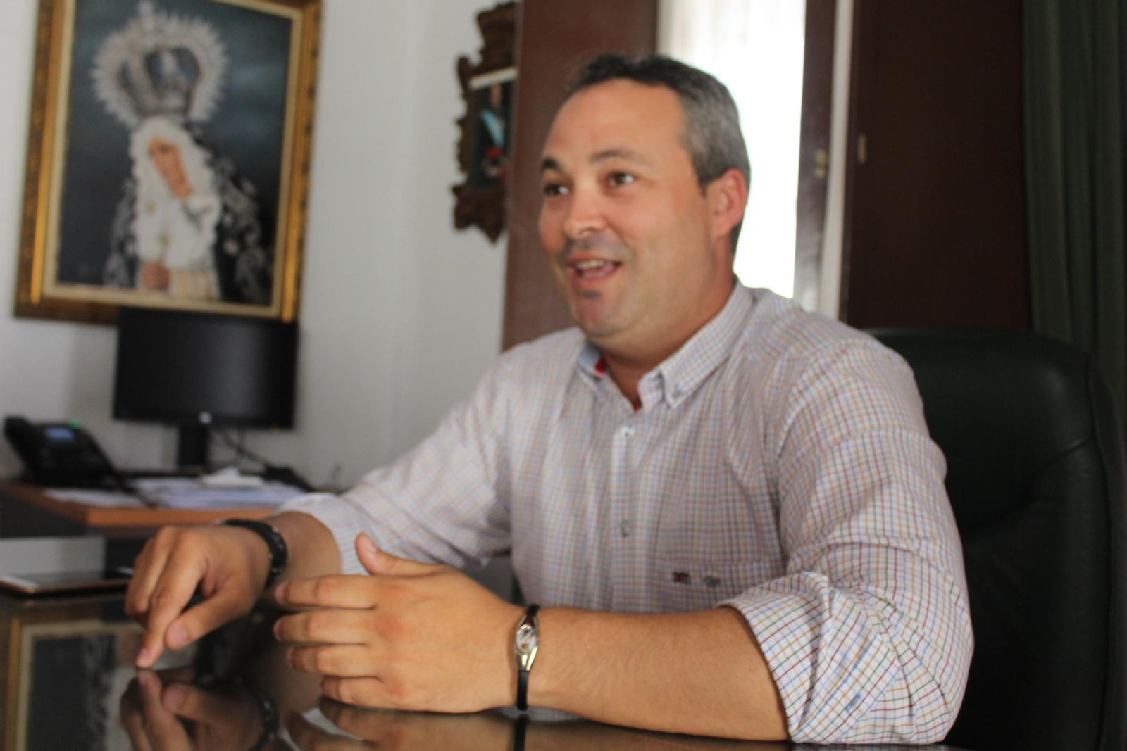 Andrés Dáz, fotografiado el pasado mes de julio en la Alcaldía de Paterna.