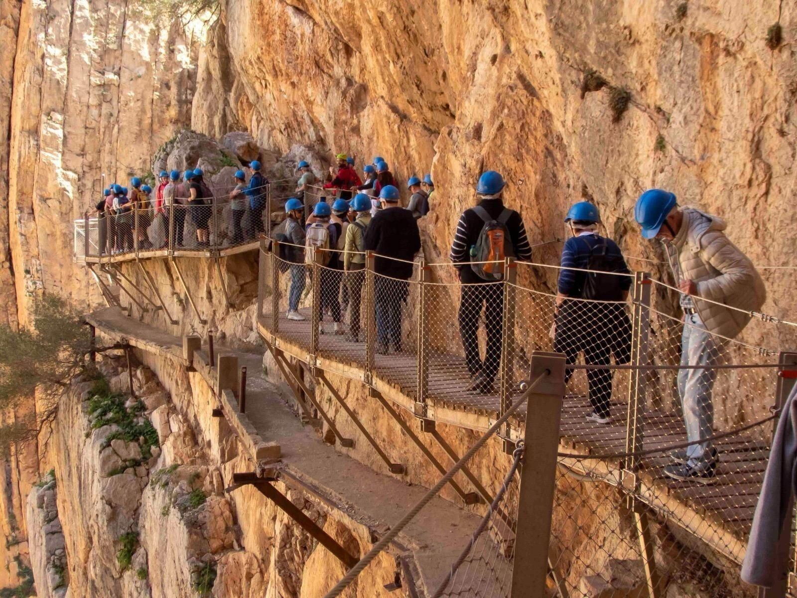 Visita al Caminito del Rey, una de las actividades de Unigrama.