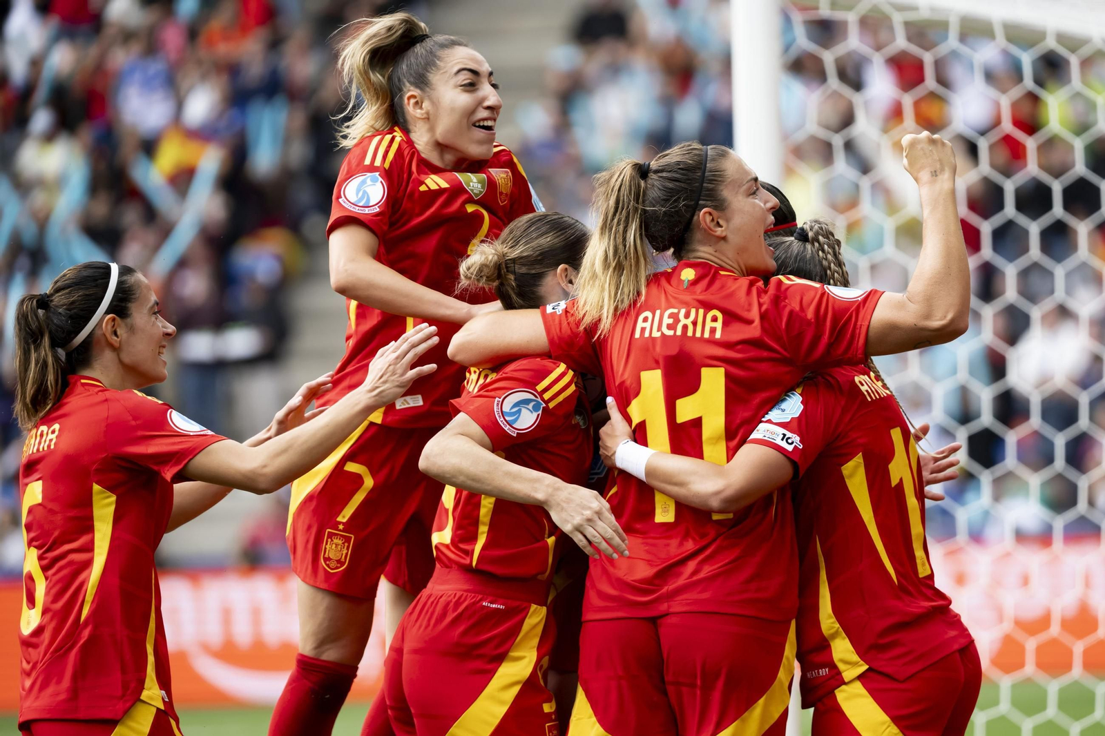 Las mejores imágenes de la final España - Inglaterra de la Eurocopa femenina