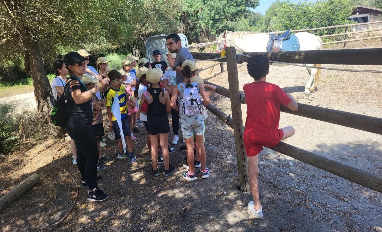 Una de las actividades desarrolladas en la finca de La Alcaidesa