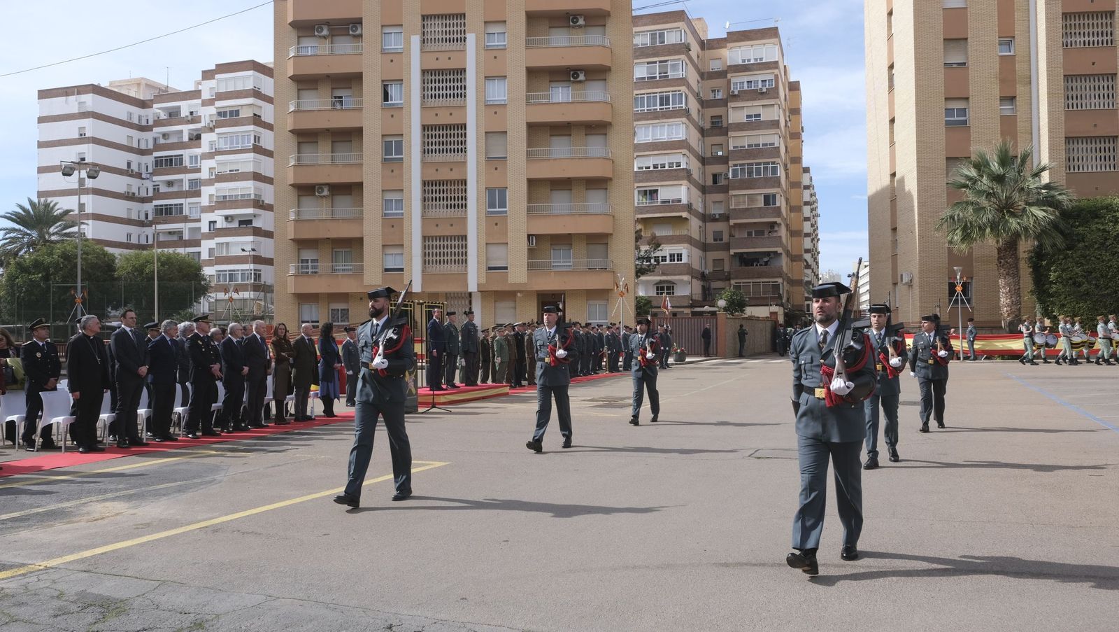 Las imágenes de la toma de posesión del nuevo coronel jefe de la Guardia Civil de Almería