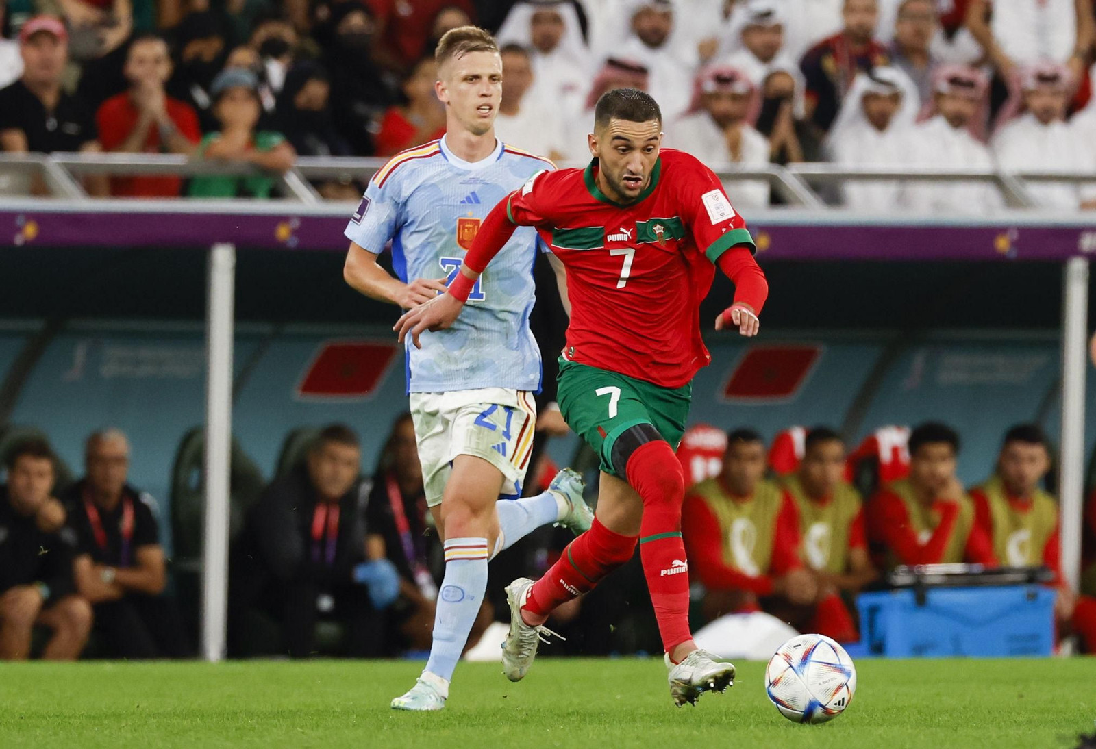 Fotos del Marruecos-España en octavos del Mundial de Qatar