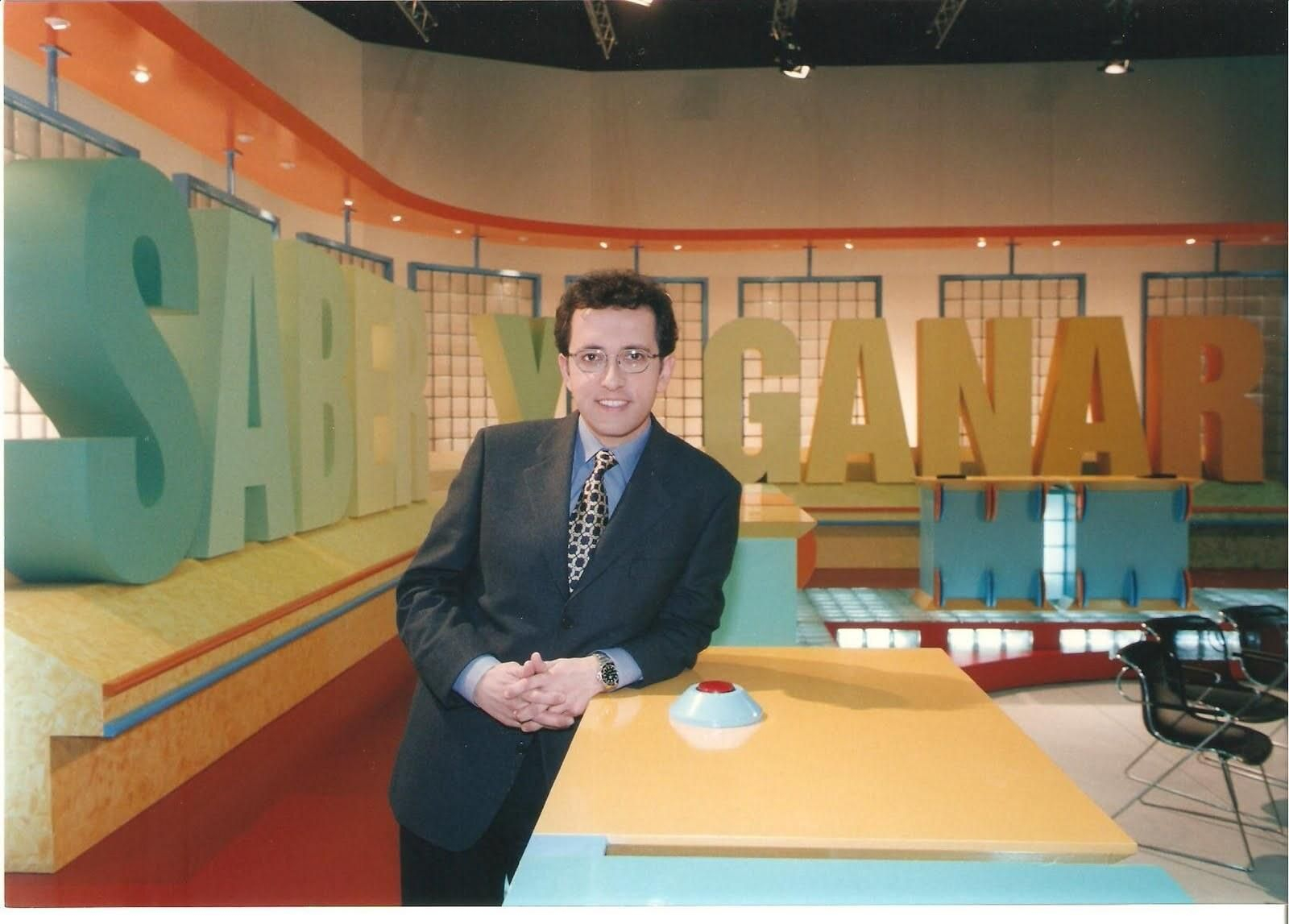 Jordi Hurtado en 1997, en la primera temporada de 'Saber y ganar'