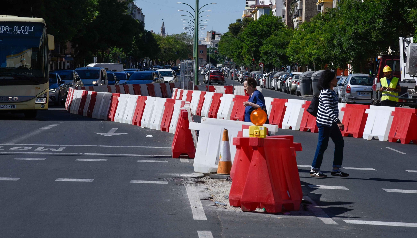 La primera fase de la construcción de la Línea 3 Norte de Metro de Sevilla