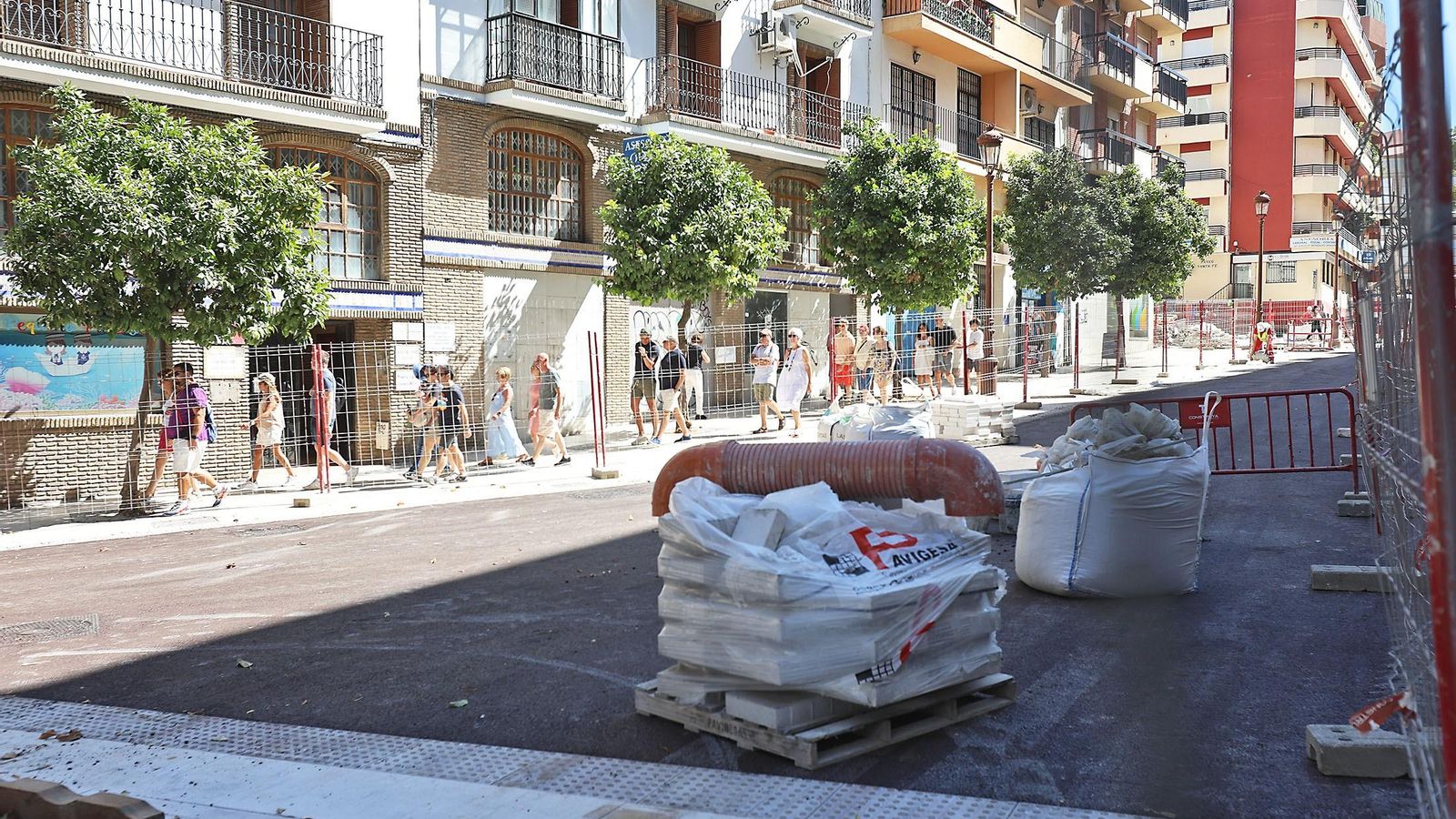 Obras de la calle Puerto.
