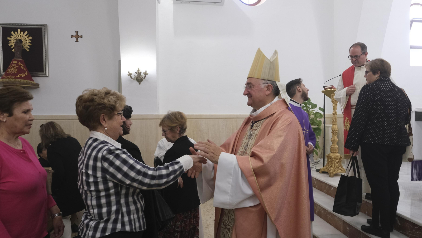 Imágenes de la bendición de la Borriquita de El Alquián, por el Obispo de Almería