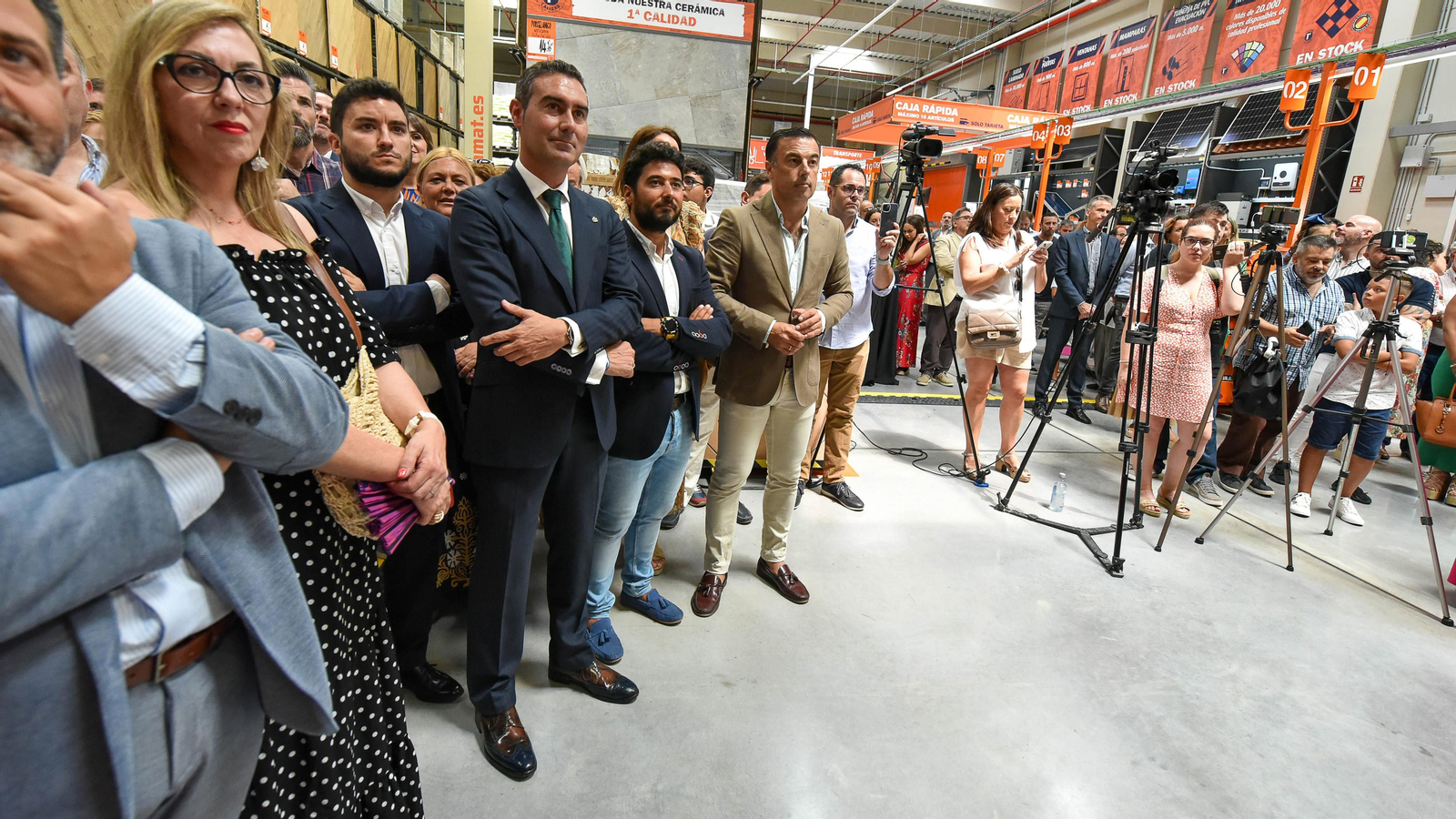 Las fotos de la inauguración de Obramat en Palmones