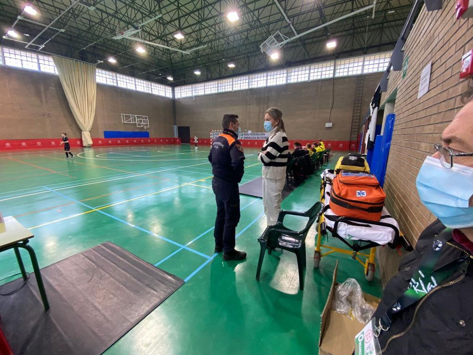 María José Martín acudió al arranque de la competición.