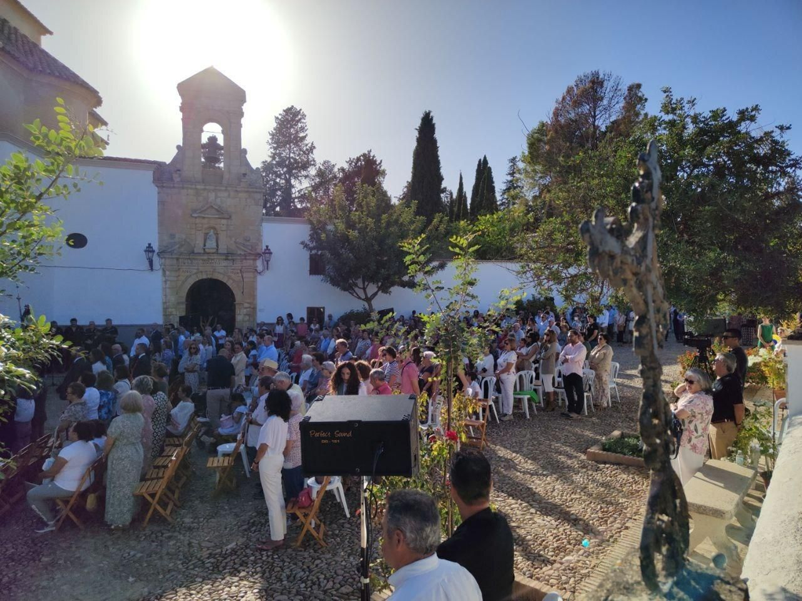 Santaella celebra el 450 aniversario de la primera salida procesional de la Virgen del Valle, en fotografías