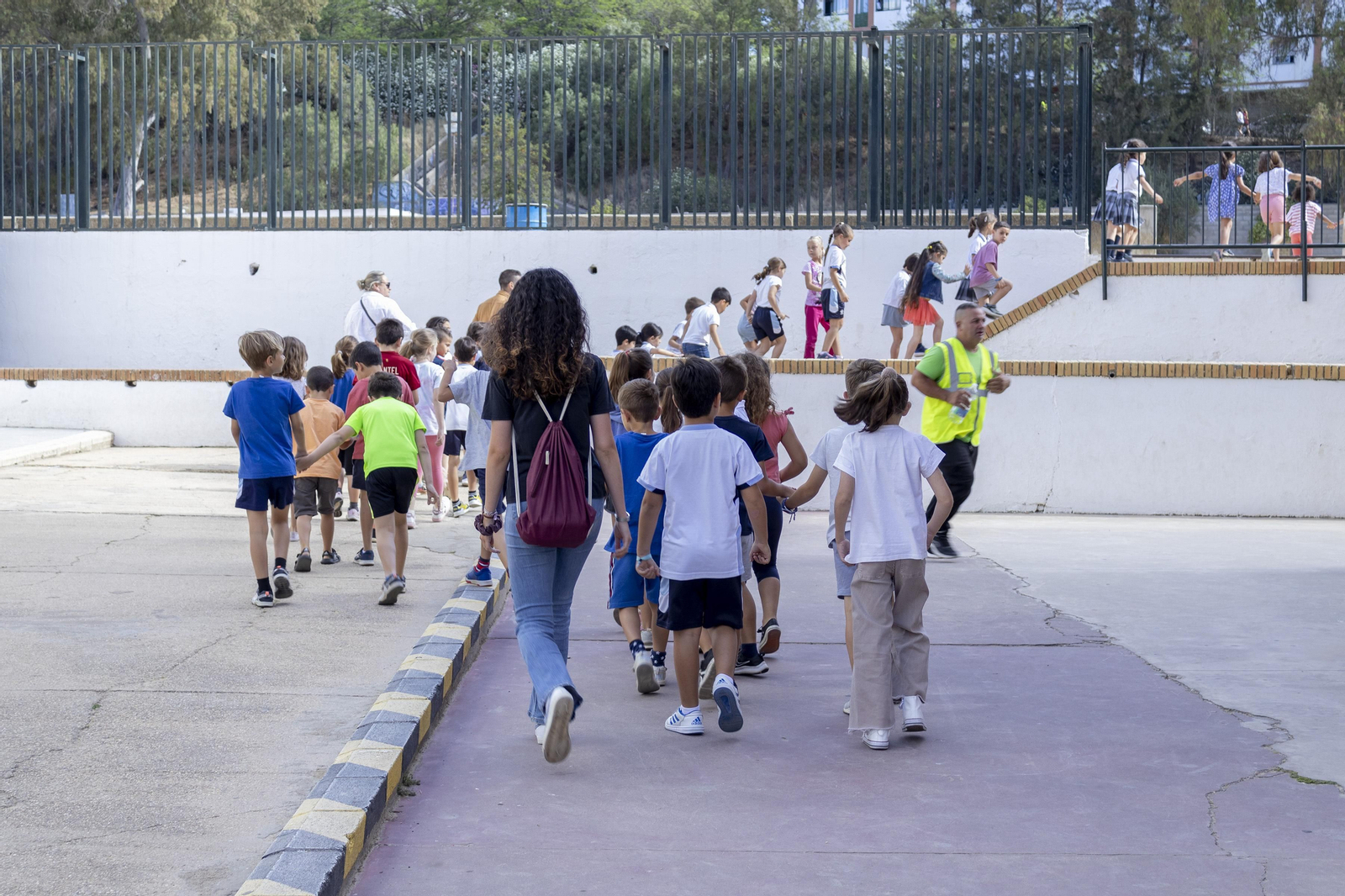 Imágenes Simulacro de Tsunami en el Colegio Funcadia Huelva